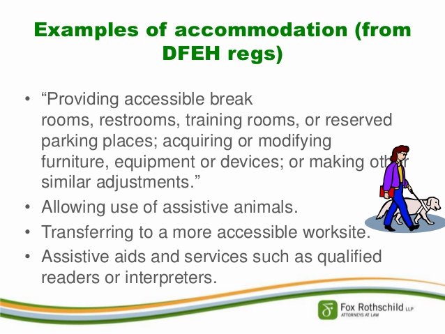 examples of reasonable accommodation requests